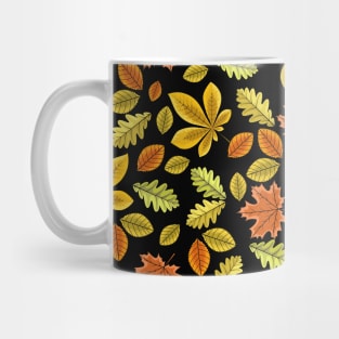 Autumn Leaves Pattern Mug